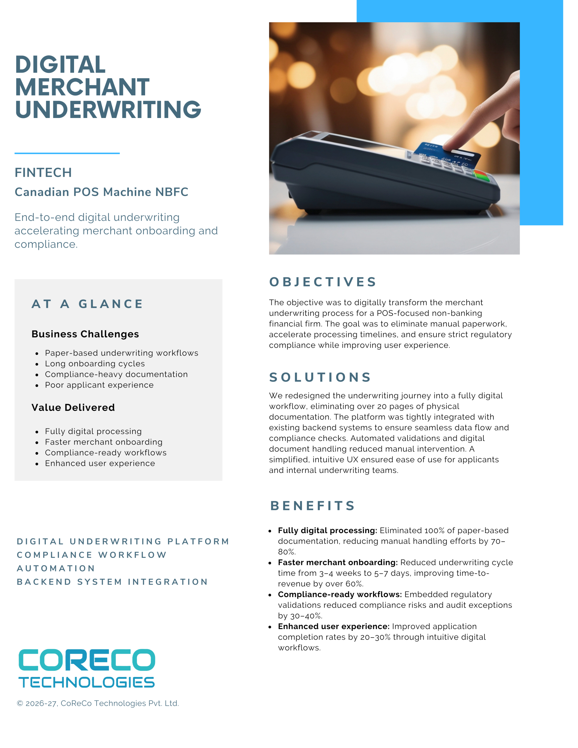 Digital Underwriting Platform