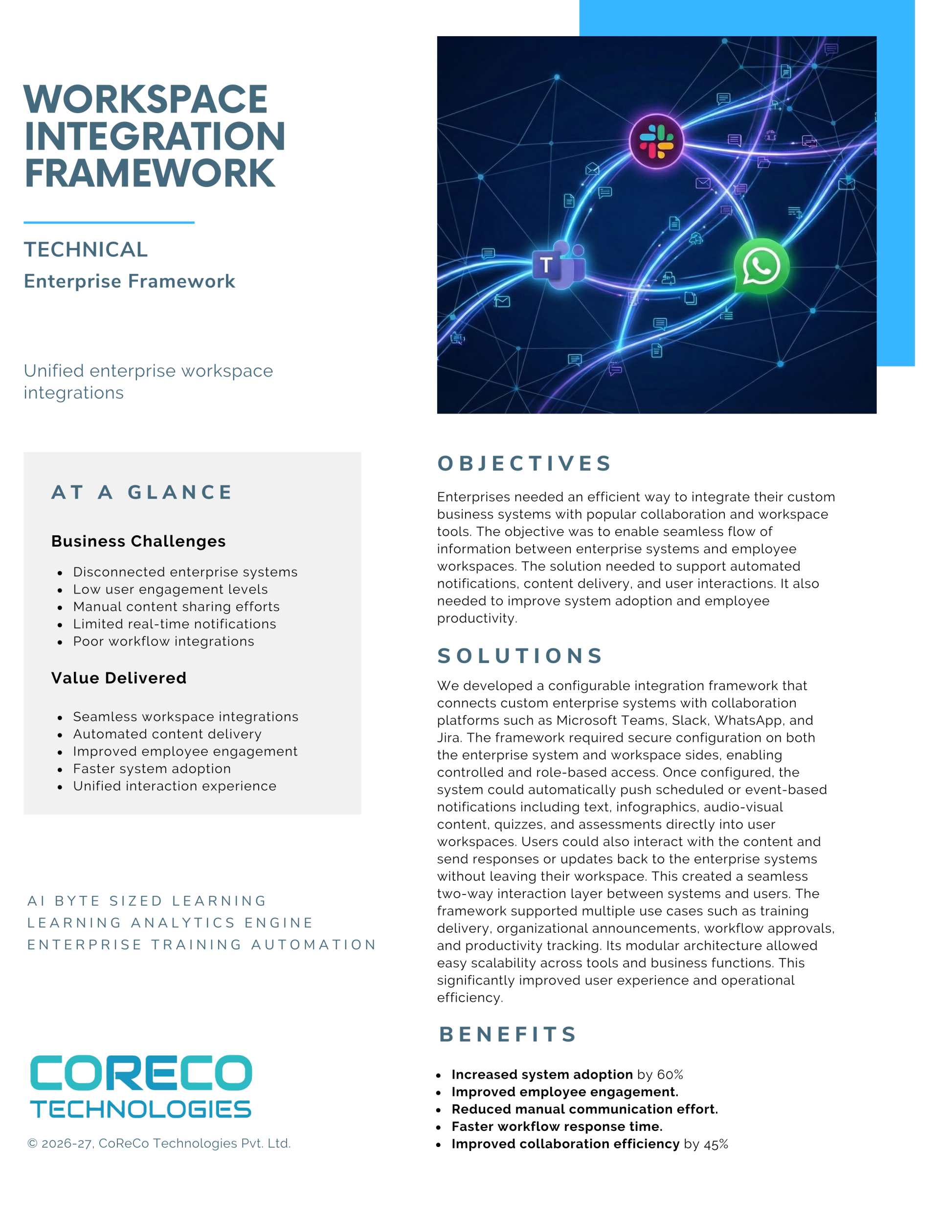 Enterprise Workspace Integration Framework